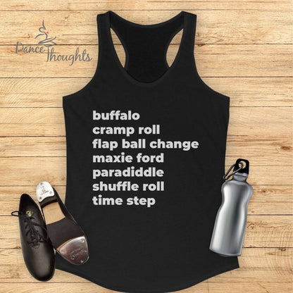 Tap Terminology Tank Top-Tank Top-Dance Thoughts