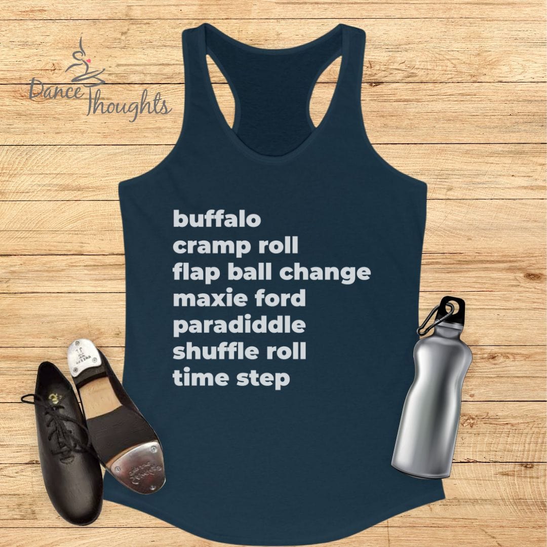 Tap Terminology Tank Top-Tank Top-Dance Thoughts
