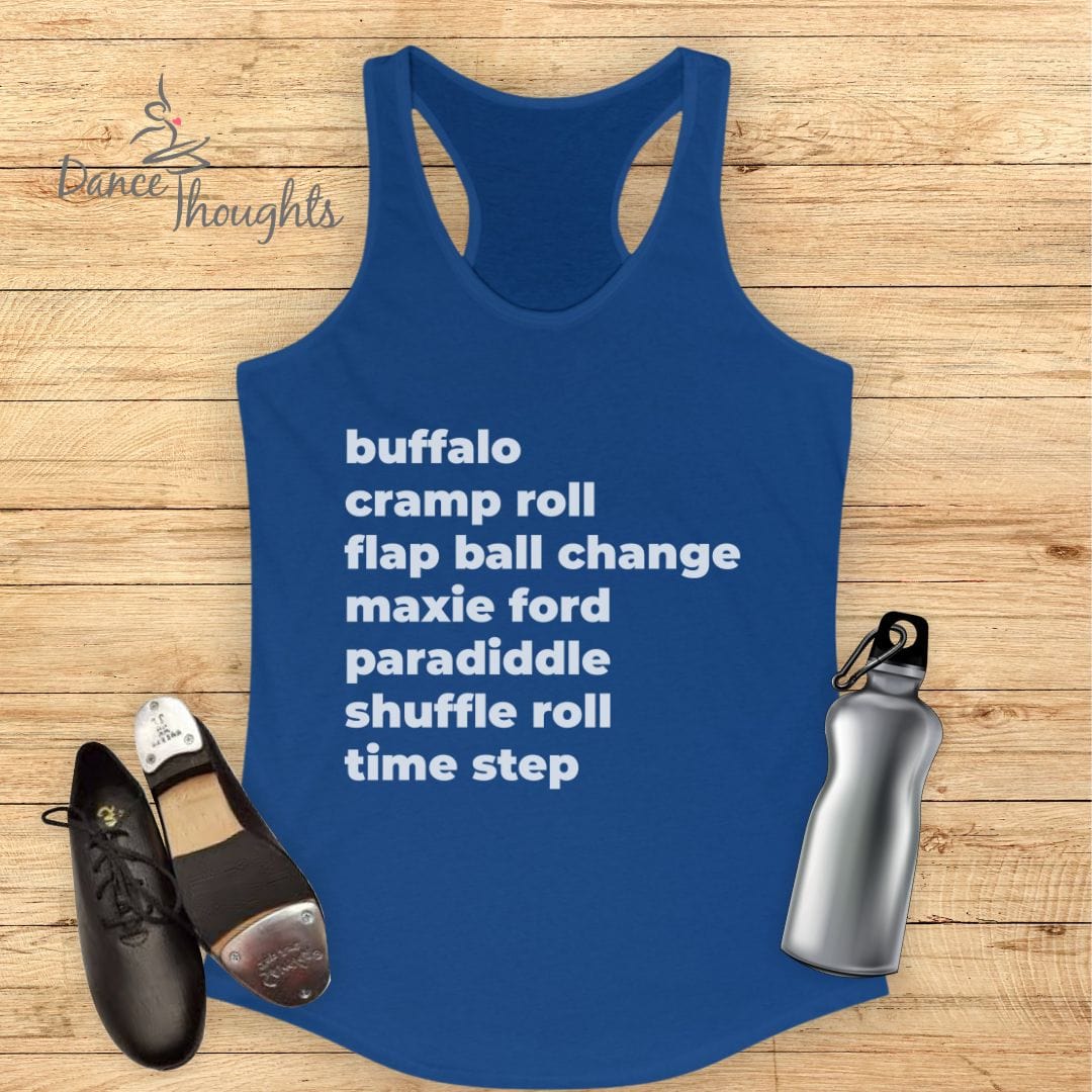 Tap Terminology Tank Top-Tank Top-Dance Thoughts