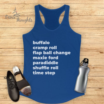 Tap Terminology Tank Top-Tank Top-Dance Thoughts