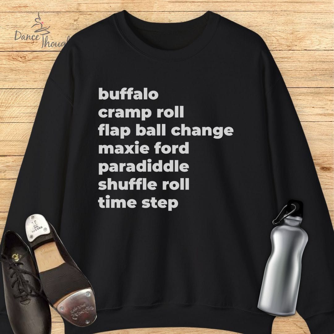 Tap Terminology Sweatshirt-Sweatshirt-Dance Thoughts