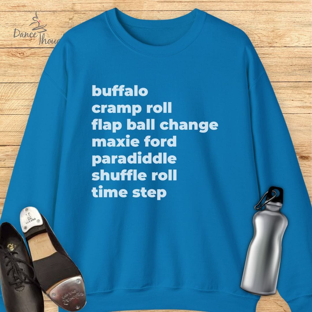 Tap Terminology Sweatshirt-Sweatshirt-Dance Thoughts