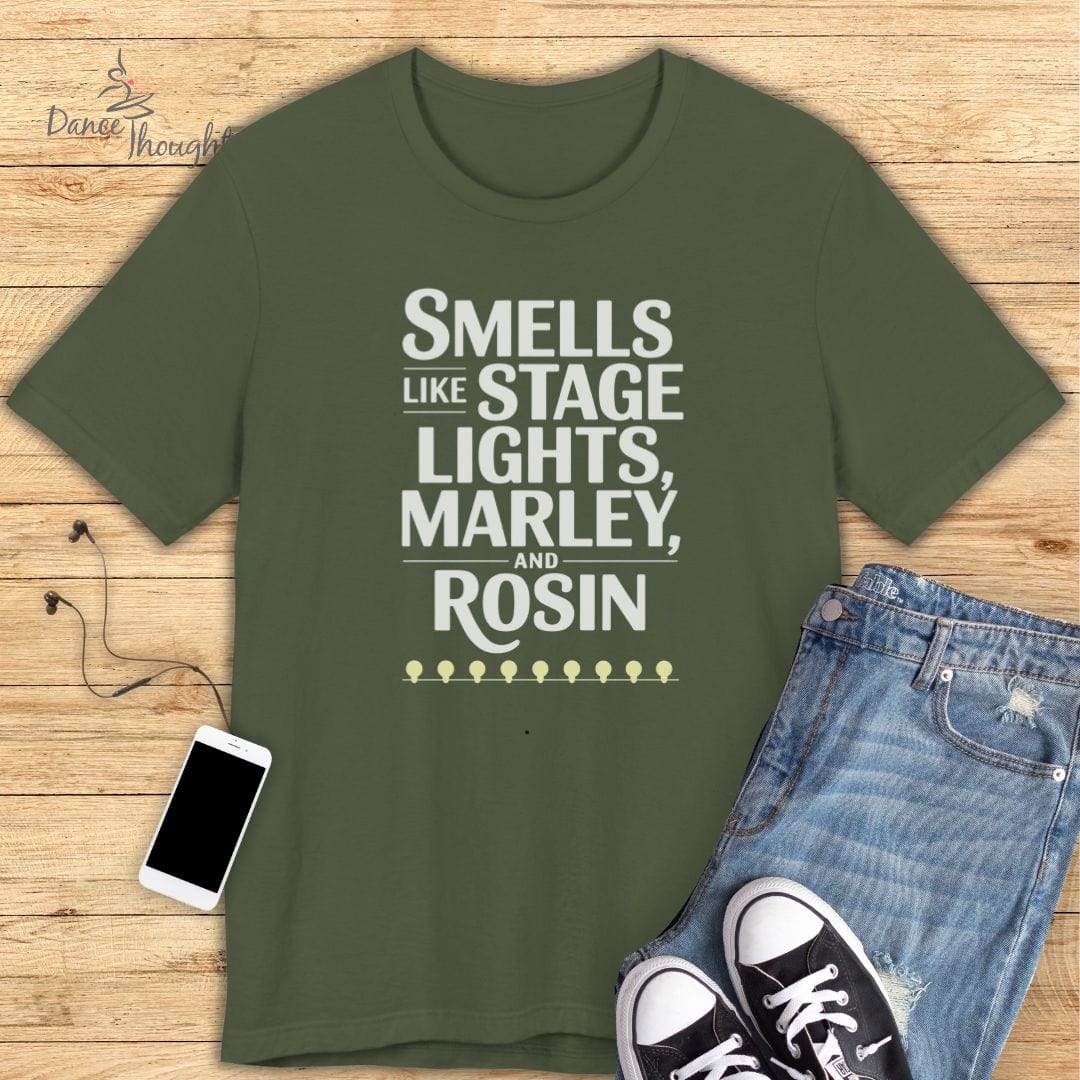 Smells Like Stage Lights T-shirt-T-Shirt-Dance Thoughts