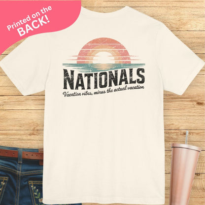 Nationals BACK PRINT T-shirt