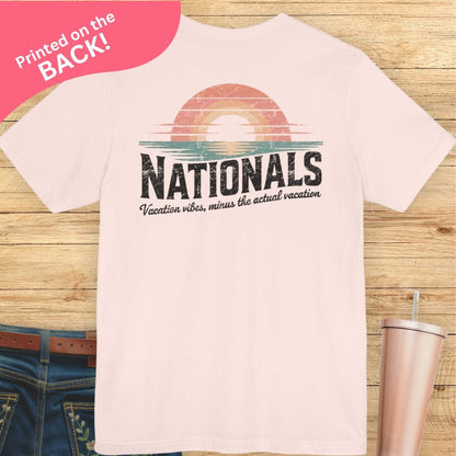 Nationals BACK PRINT T-shirt