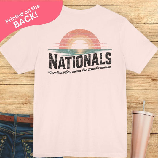 Nationals BACK PRINT T-shirt