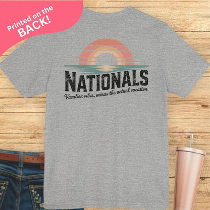 Nationals BACK PRINT T-shirt