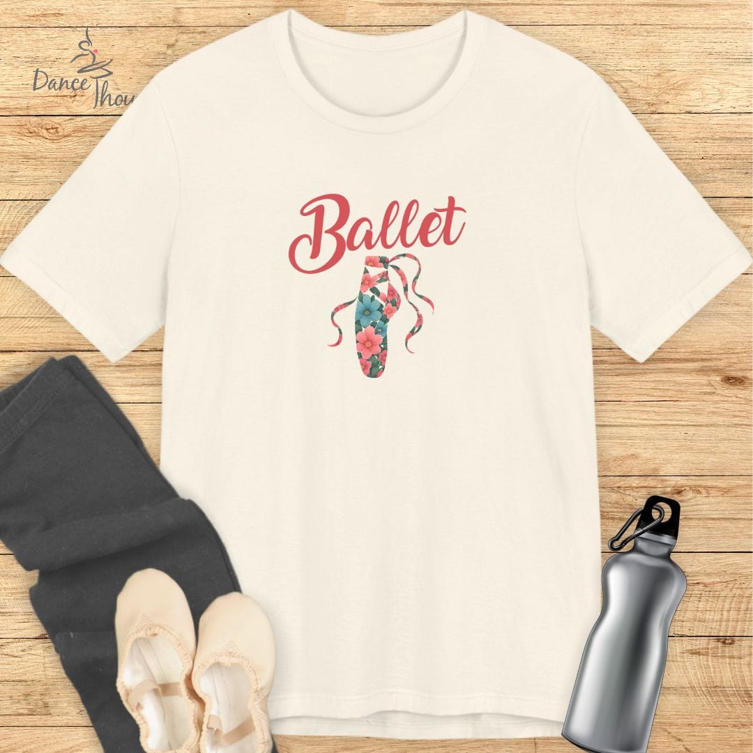 Floral Pointe Shoe T-shirt