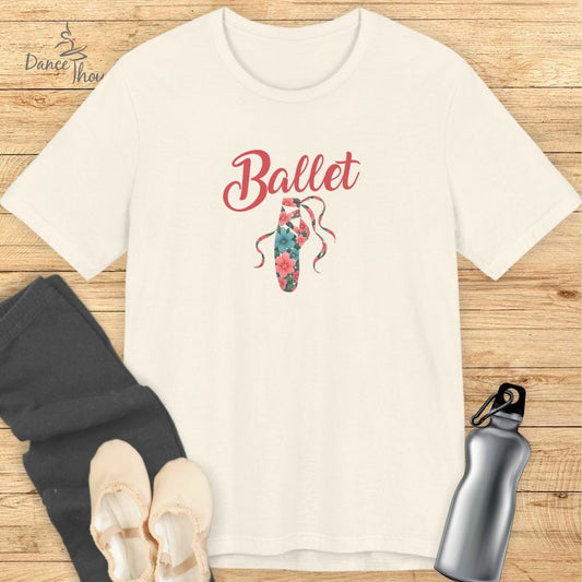 Floral Pointe Shoe T-shirt