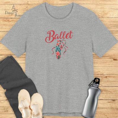 Floral Pointe Shoe T-shirt
