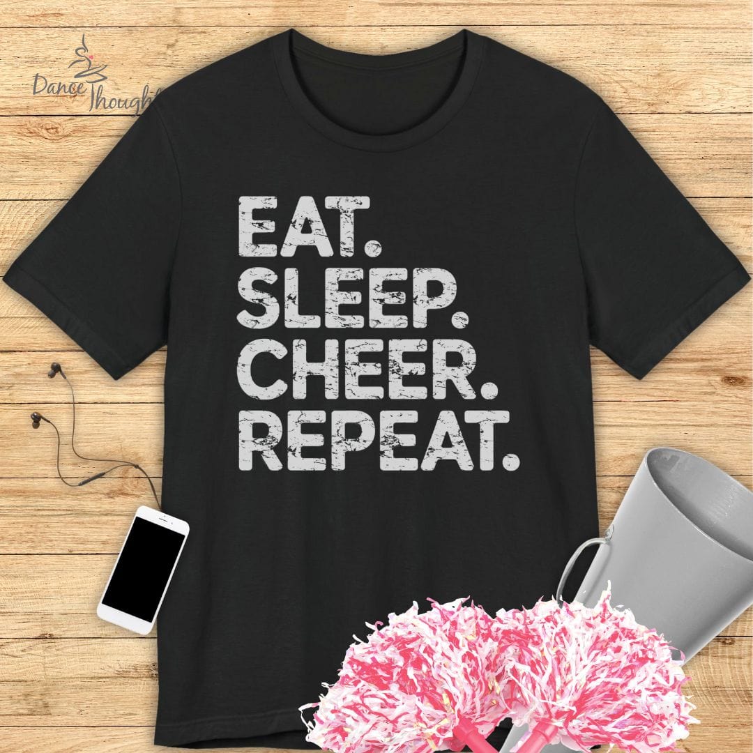 Eat, Sleep, Cheer, Repeat T-shirt