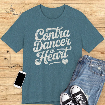 Contra Dancer At Heart T-shirt