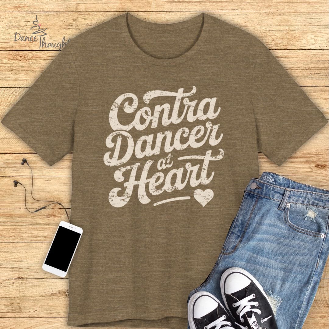 Contra Dancer At Heart T-shirt
