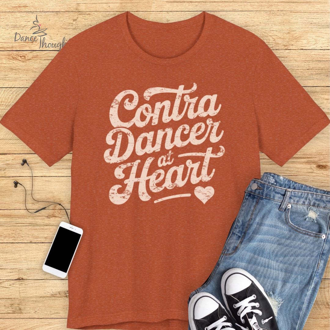 Contra Dancer At Heart T-shirt