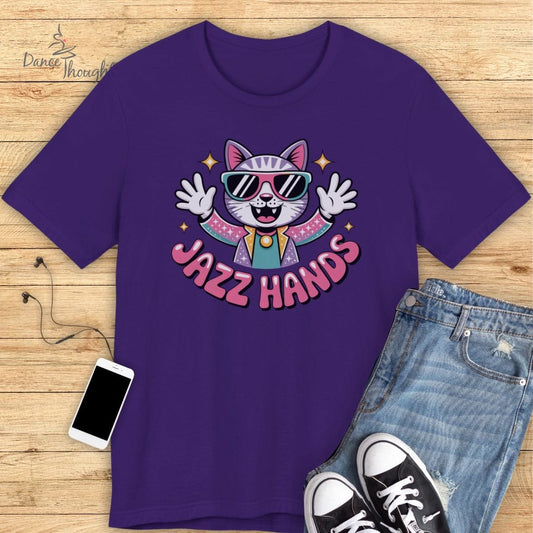 Jazz Hands Cat T-Shirt