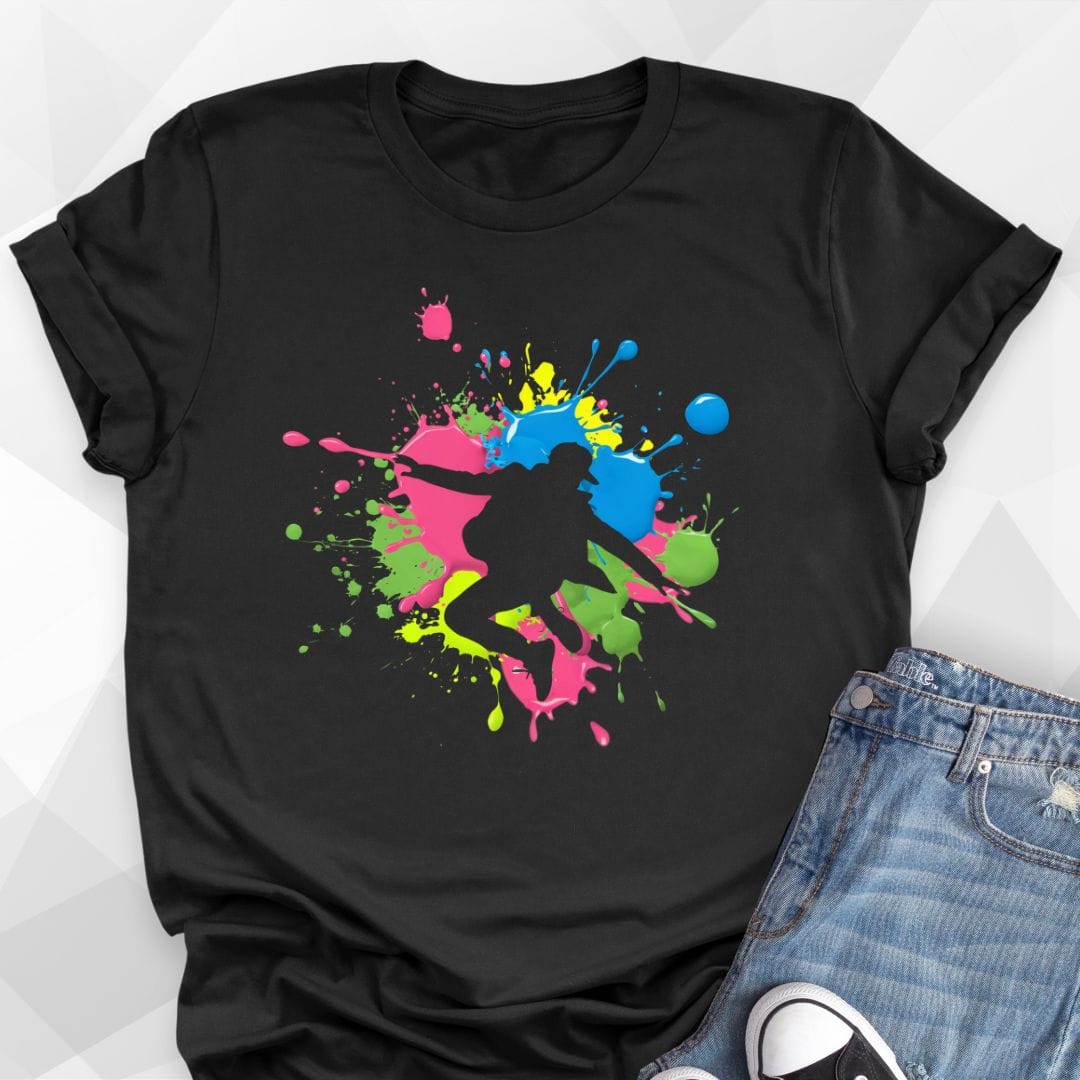 Hip-Hop Paint Splatter T-shirt