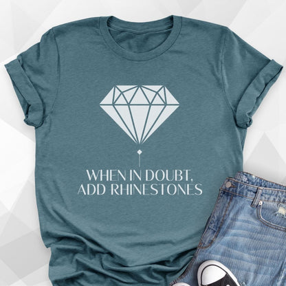 Add Rhinestones T-shirt