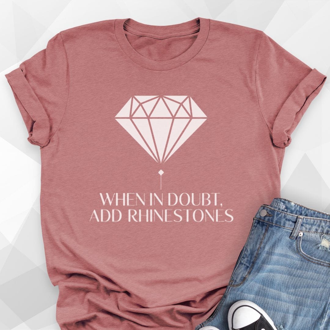 Add Rhinestones T-shirt