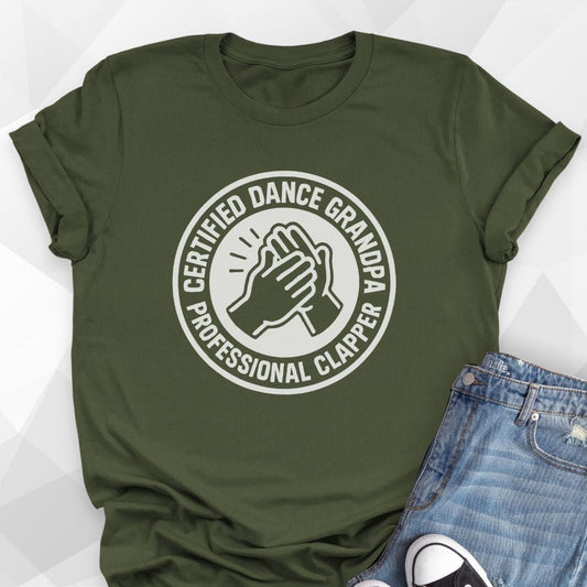 Certified Dance Grandpa T-shirt