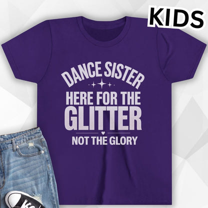 KIDS Here for the Glitter T-Shirt