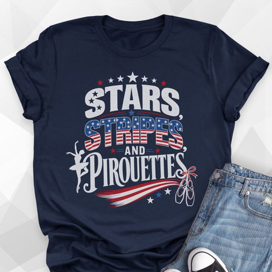 Stars Stripes Navy T-Shirt