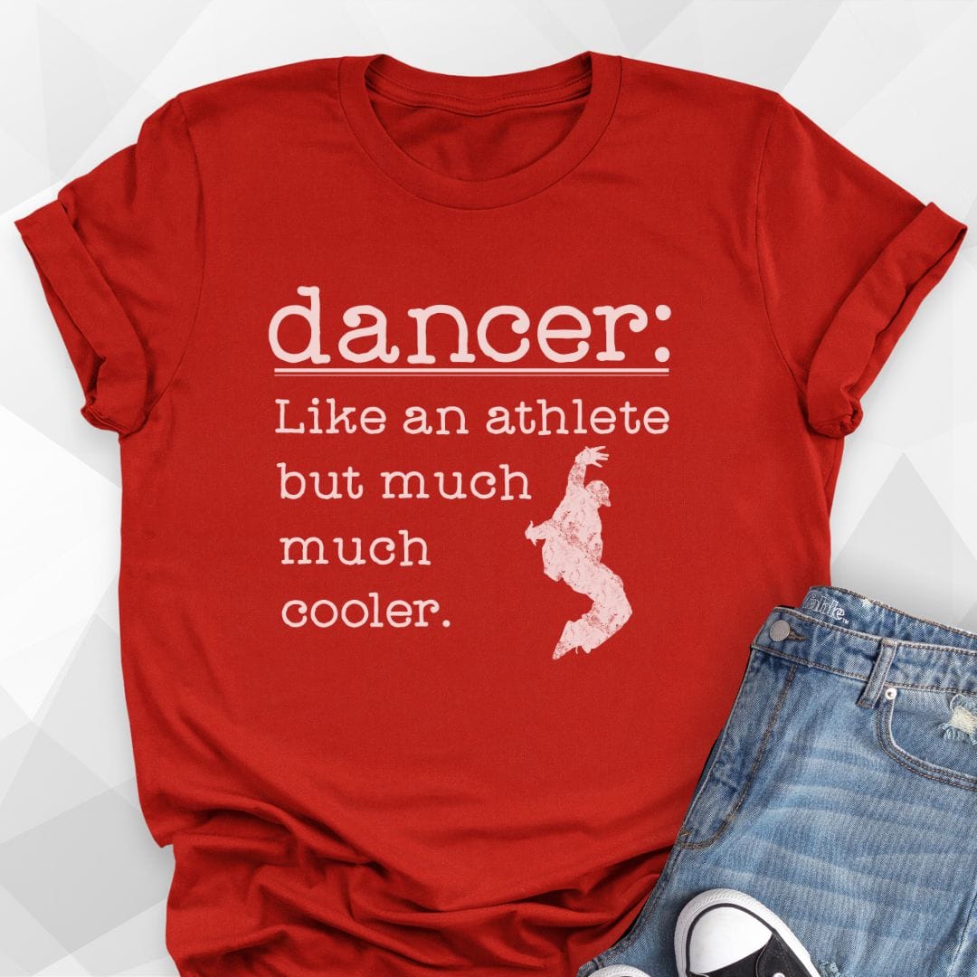 Like An Athlete Male Dancer T-Shirt