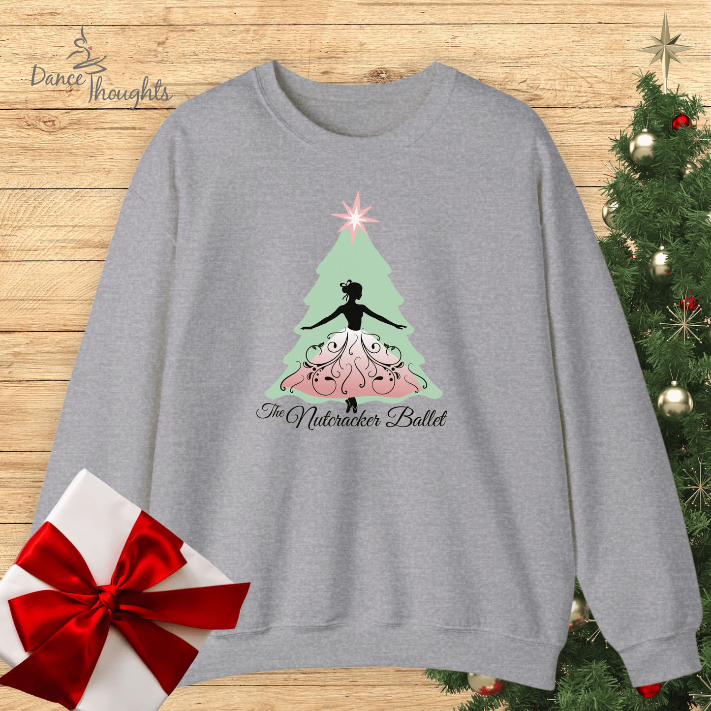 Nutcracker Christmas Tree Design Sweatshirt