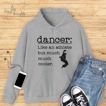 Like An Athlete Male Dancer Hoodie