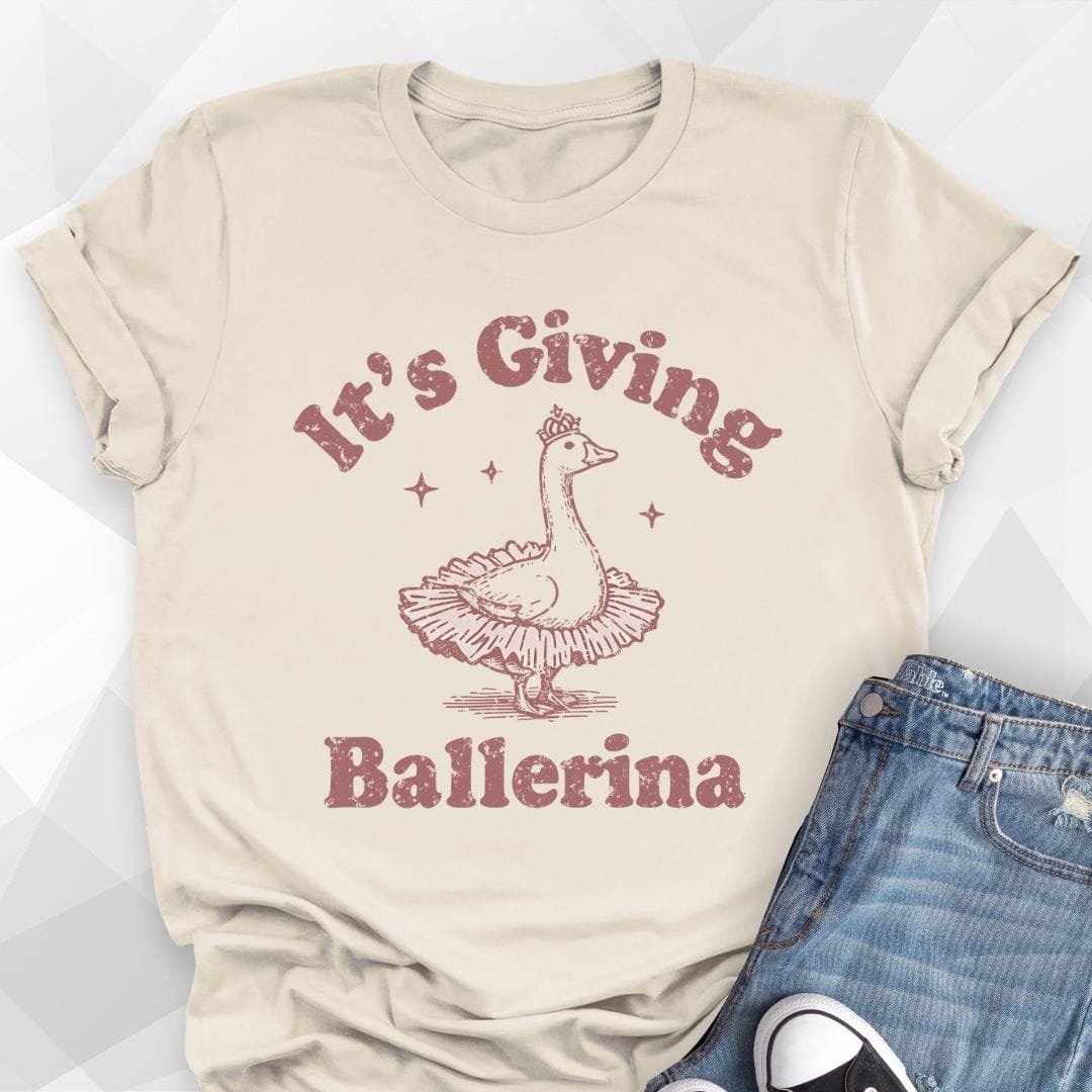 It's Giving Ballerina T-shirt