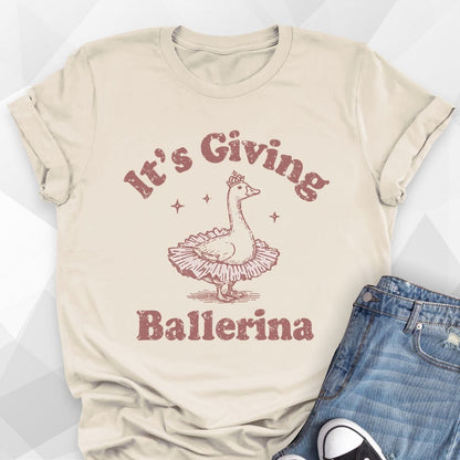 It's Giving Ballerina T-shirt