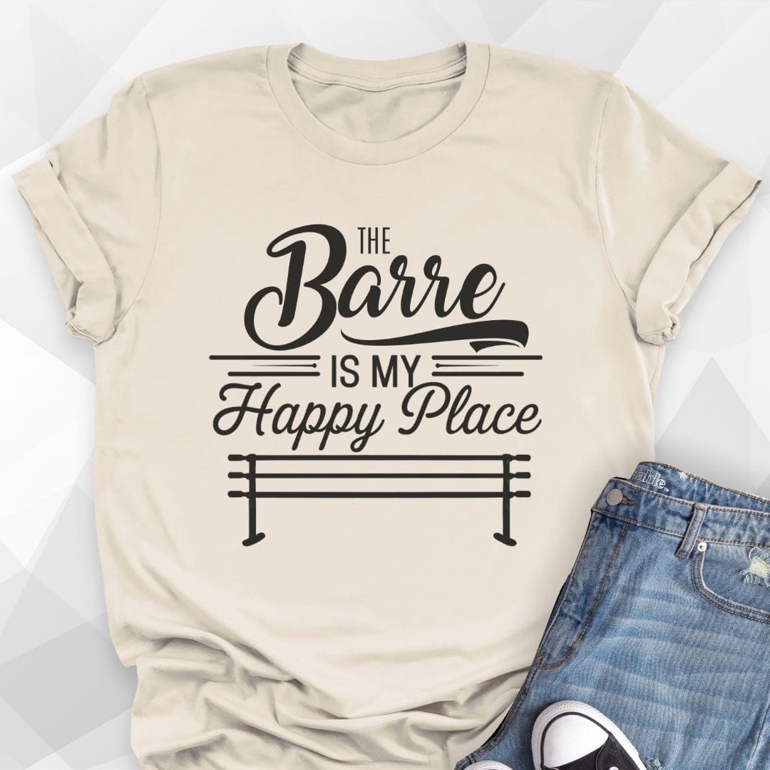 The Barre Is My Happy Place T-shirt