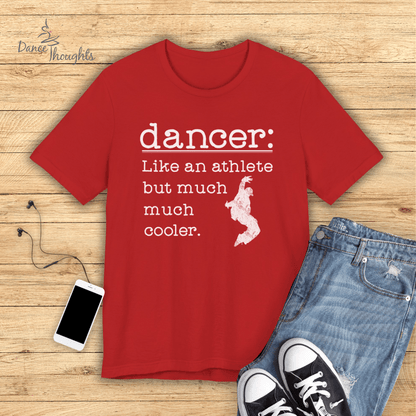 Like An Athlete Male Dancer T-Shirt