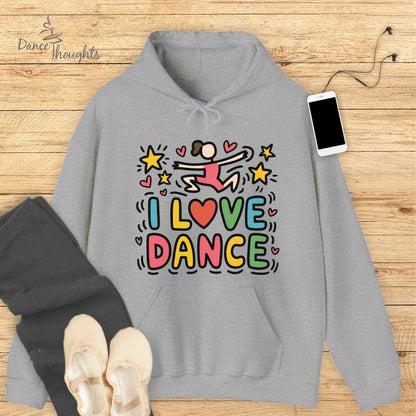 I Love Dance Hoodie