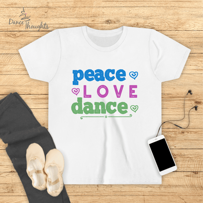 KIDS Peace Love Dance T-Shirt