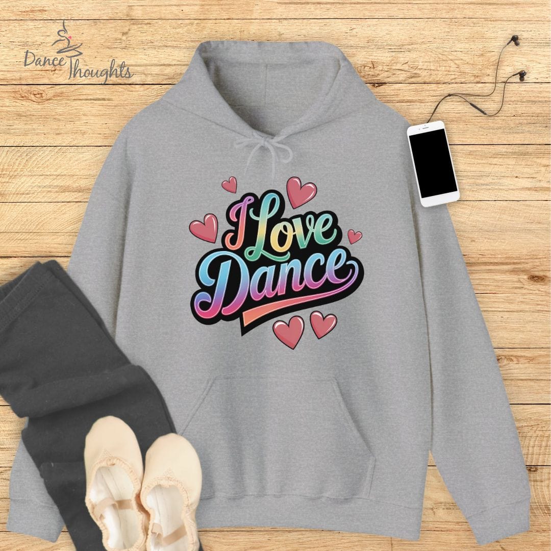 I Love Dance Hoodie-Hoodie-Dance Thoughts