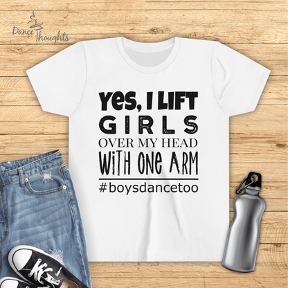 KIDS Yes I Lift. Girls. With One Arm T-Shirt