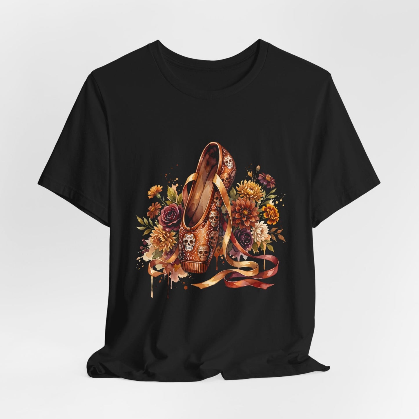 Sugar Skull Pointe Shoe T-Shirt