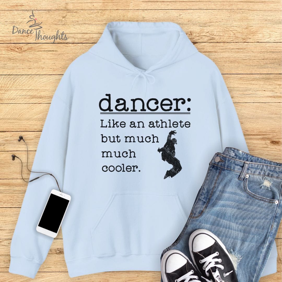 Like An Athlete Male Dancer Hoodie