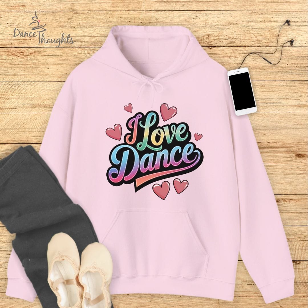 I Love Dance Hoodie-Hoodie-Dance Thoughts