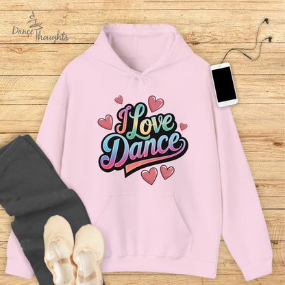 I Love Dance Hoodie-Hoodie-Dance Thoughts