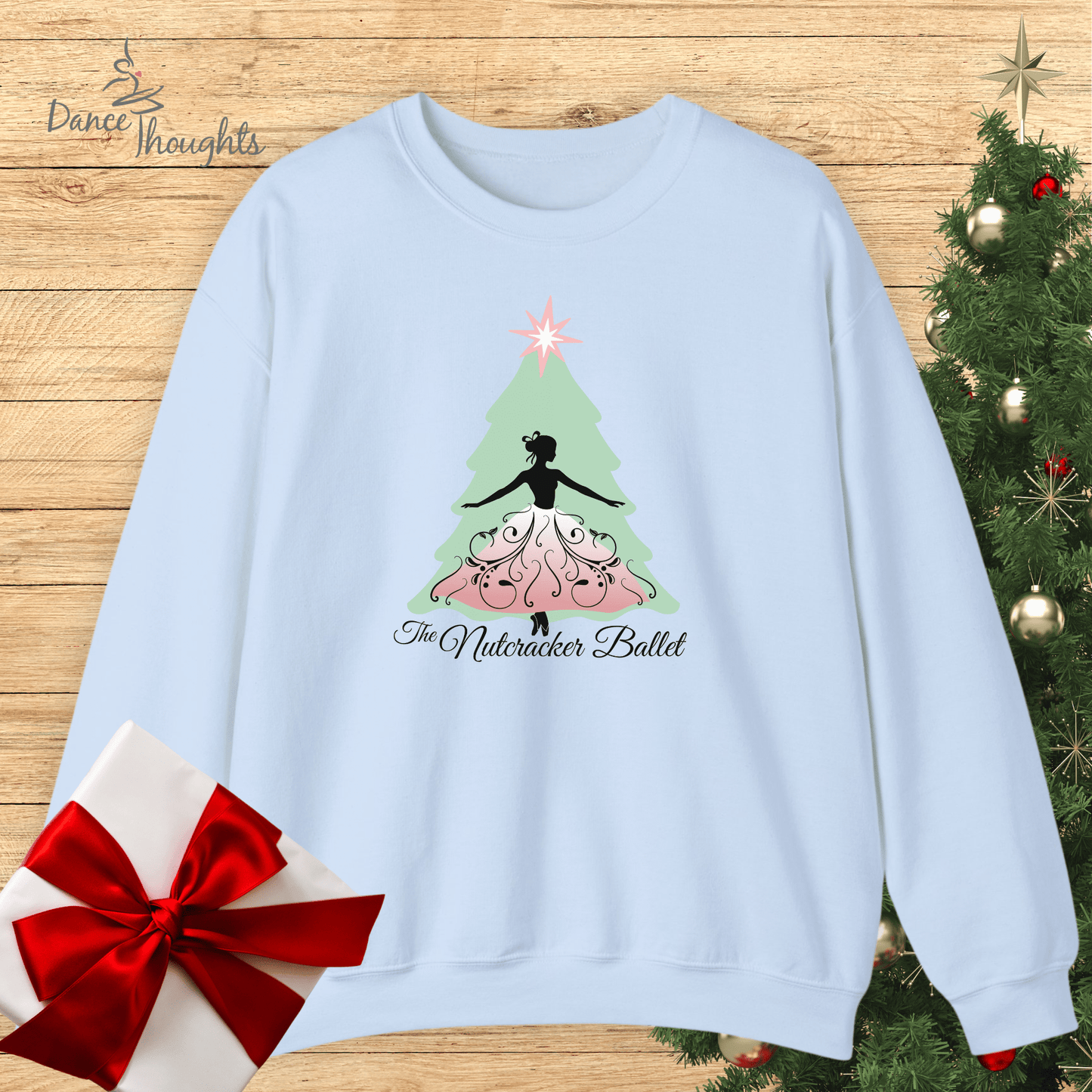 Nutcracker Christmas Tree Design Sweatshirt