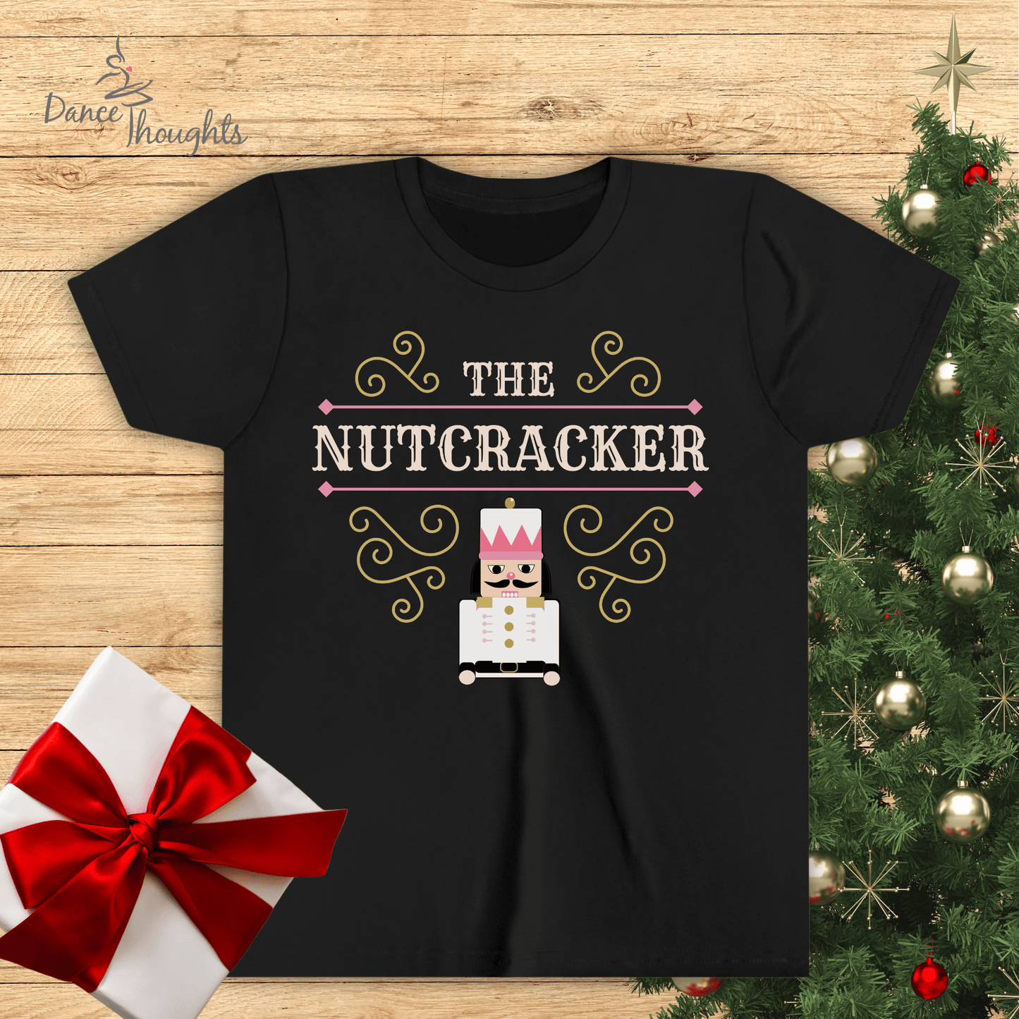 KIDS Pretty Pink Nutcracker Design T-shirt