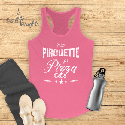 Pirouette For Pizza Tank Top