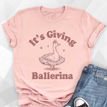 It's Giving Ballerina T-shirt