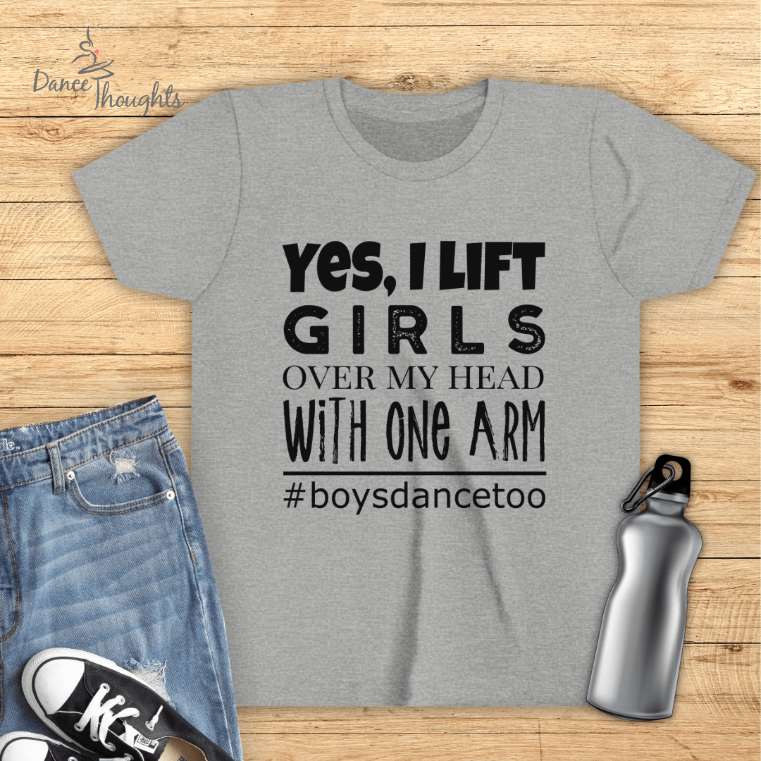 KIDS Yes I Lift. Girls. With One Arm T-Shirt