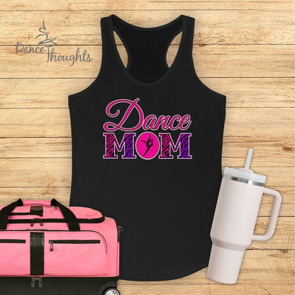 90's Zebra Print Dance Mom Tank Top