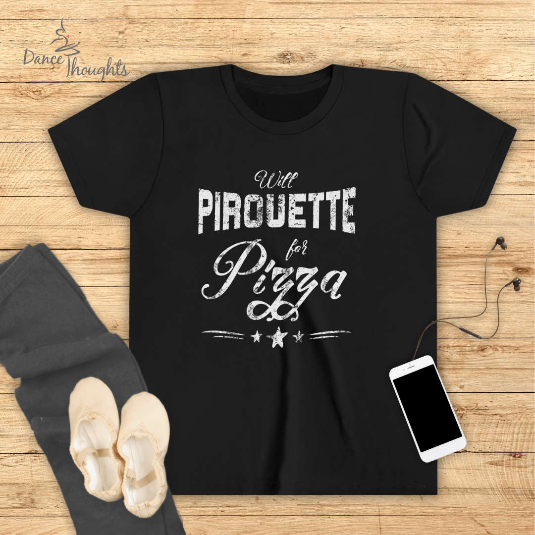 KIDS Pirouette for Pizza T-Shirt