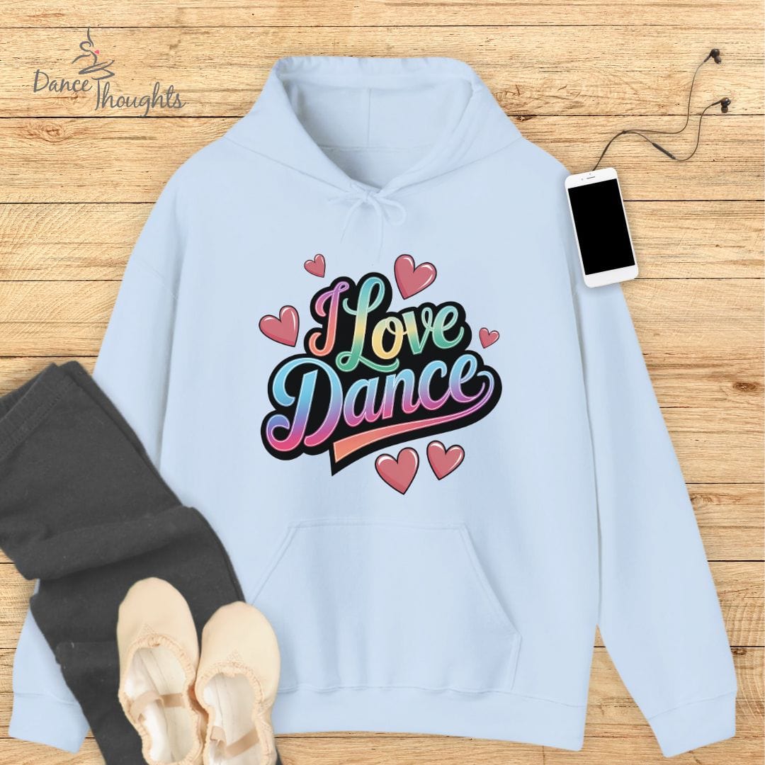 I Love Dance Hoodie-Hoodie-Dance Thoughts