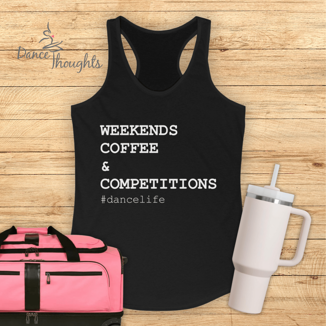 Weekends, Coffee, & Competitions Tank Top