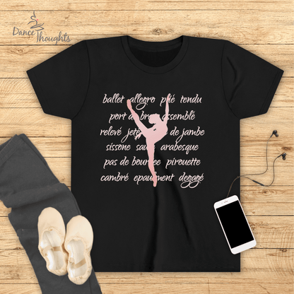 KIDS Ballet Terminology T-Shirt